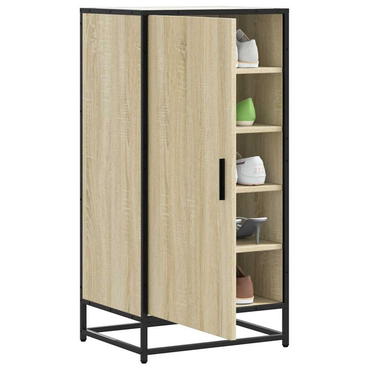 VIDAXL Etagere a chaussures chene sonoma 48x38x97,5 cm bois ingenierie