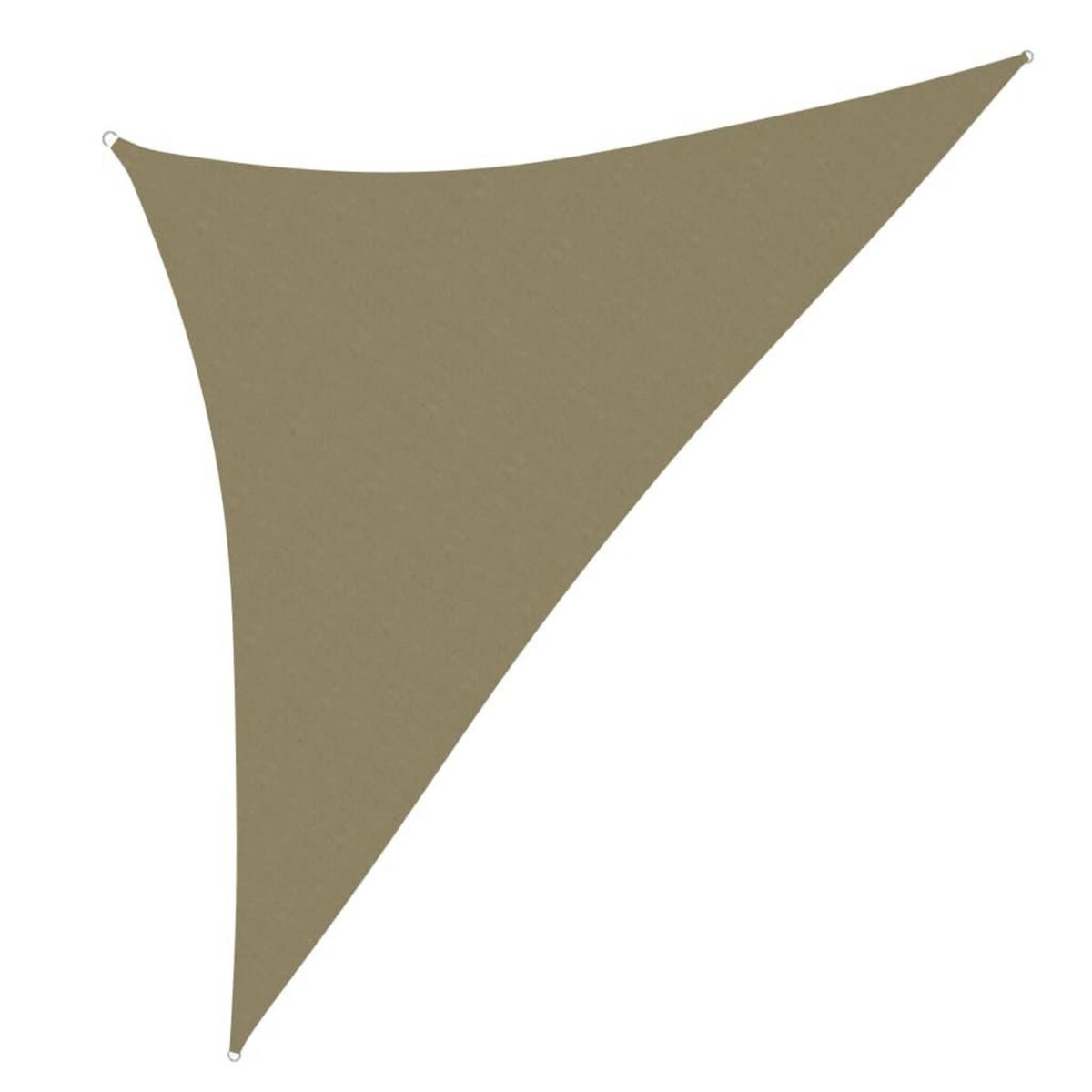 VIDAXL Voile de parasol tissu oxford triangulaire 5x5x6 m beige