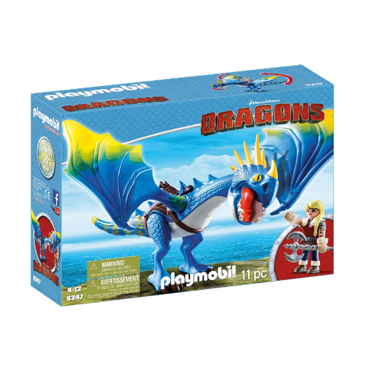 PLAYMOBIL 9247 - Dragons - Astrid et Tempête
