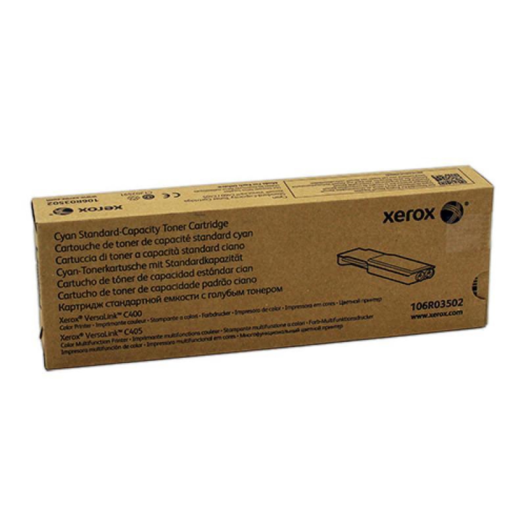 Voir la diapositive 2 : Xerox Xerox Toner C400 C405 Cyan (106R03502) (2,5k)