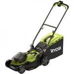 Ryobi Tondeuse a Gazon RYOBI -   poussée 18V ONE+ - Brushless - Ø coupe 37 cm - ramassage et mulching + batterie 5,0 Ah & chargeur - RY18LMX37