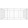 Voir la diapositive 3 : VIDAXL Chenil exterieur Acier galvanise 24,2 m²