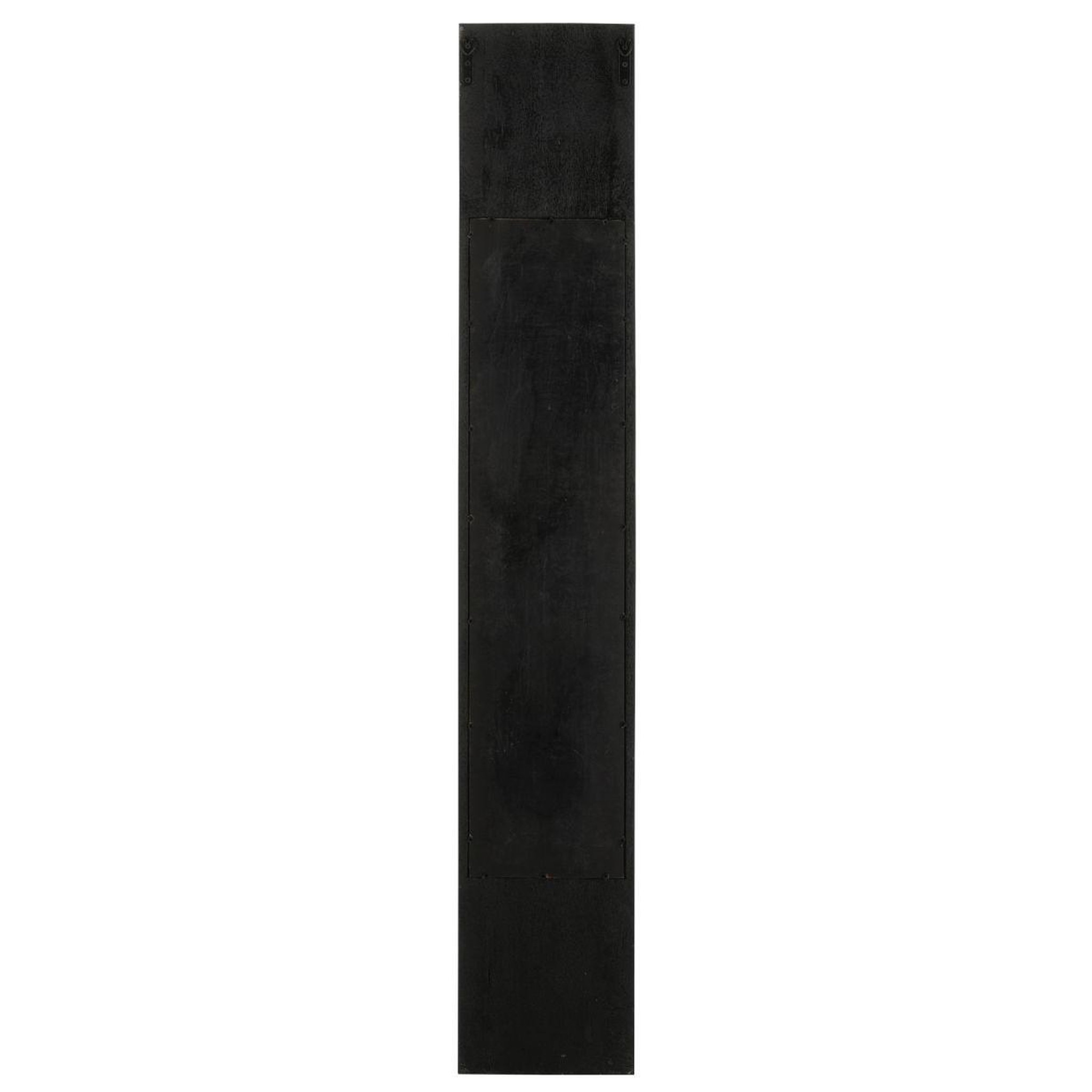 Voir la diapositive 3 : J-LINE Miroir Mural en Bois  Hiram  150cm Noir