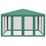 Voir la diapositive 3 : VIDAXL Tente de fete avec 8 parois laterales en maille vert 4x4 m PEHD