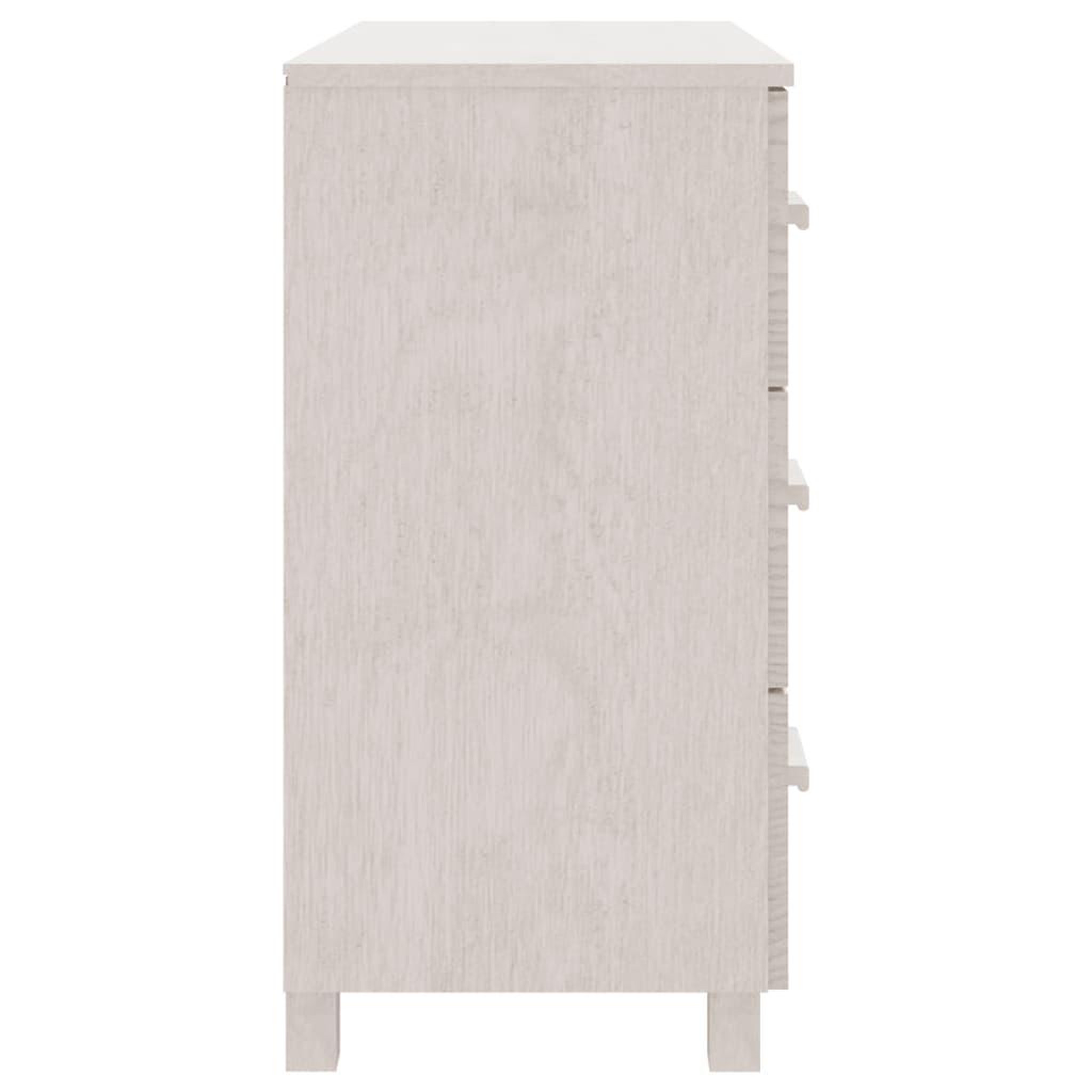 Voir la diapositive 4 : VIDAXL Buffet HAMAR Blanc 90x40x80 cm Bois massif de pin