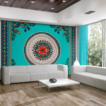 Paris Prix Papier Peint  Folk Inspiration. Coloris disponibles : Multicolore