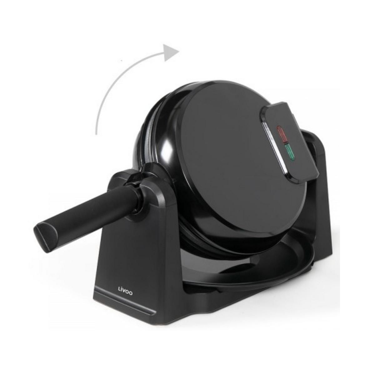 LIVOO Gaufrier rotatif 1000w noir - DOP252