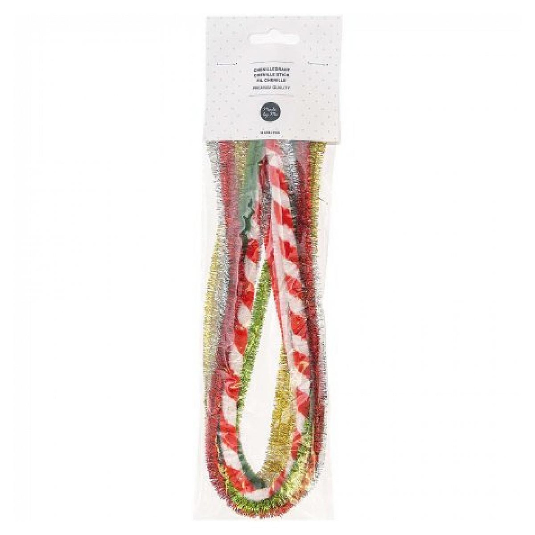 RICO DESIGN Chenille mixte de rouge et Vert 10x 50cm