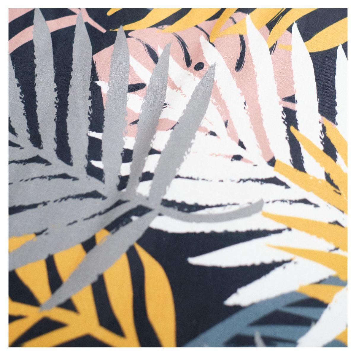 TODAY Parure housse de couette coton 57fils motif tropical LOU