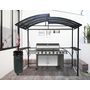Voir la diapositive 2 : Abri pour barbecue - l263xP150xH232/240cm