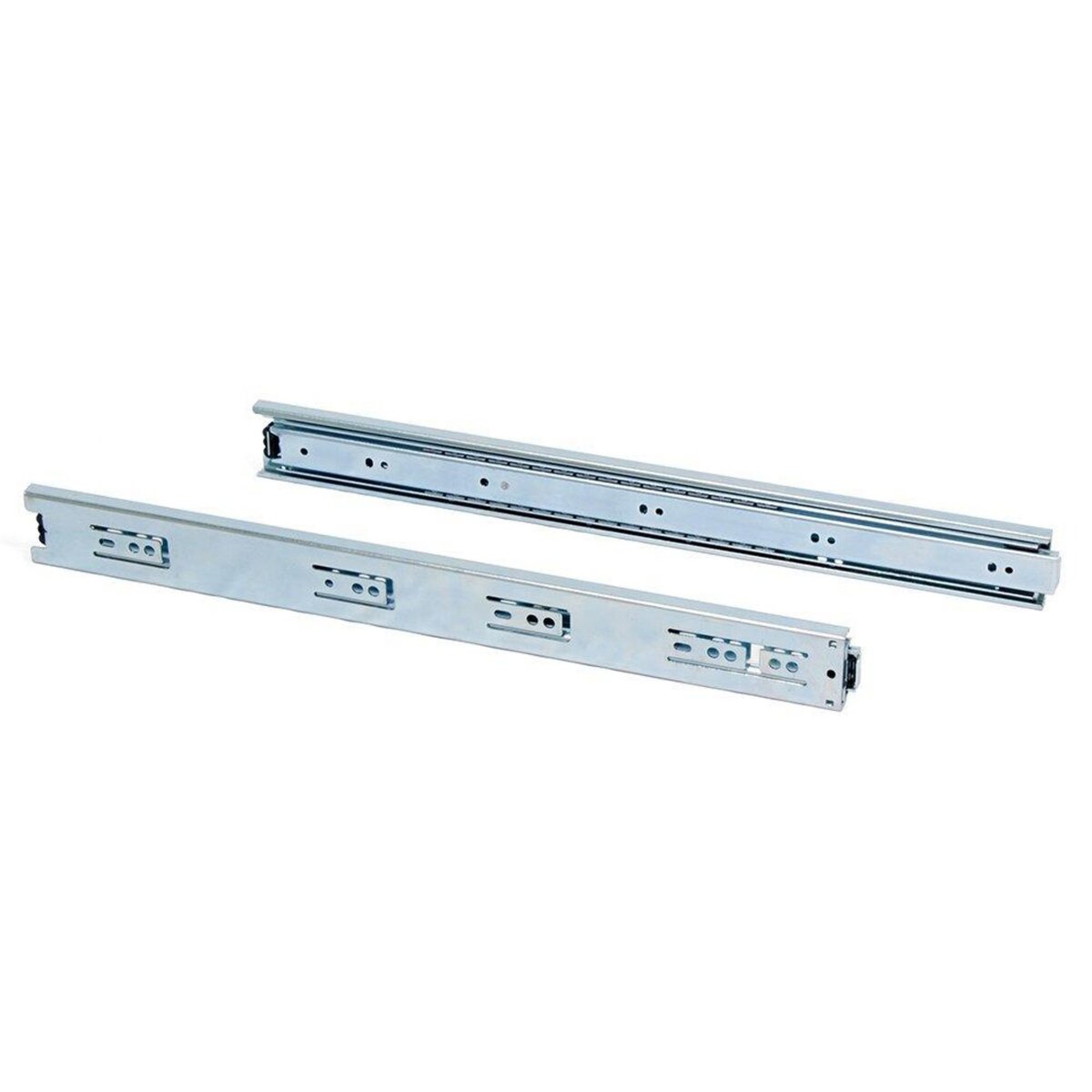 EMUCA SRL Paire de coulisses à billes pour tiroir à sortie totale 45 mm x L 450 mm