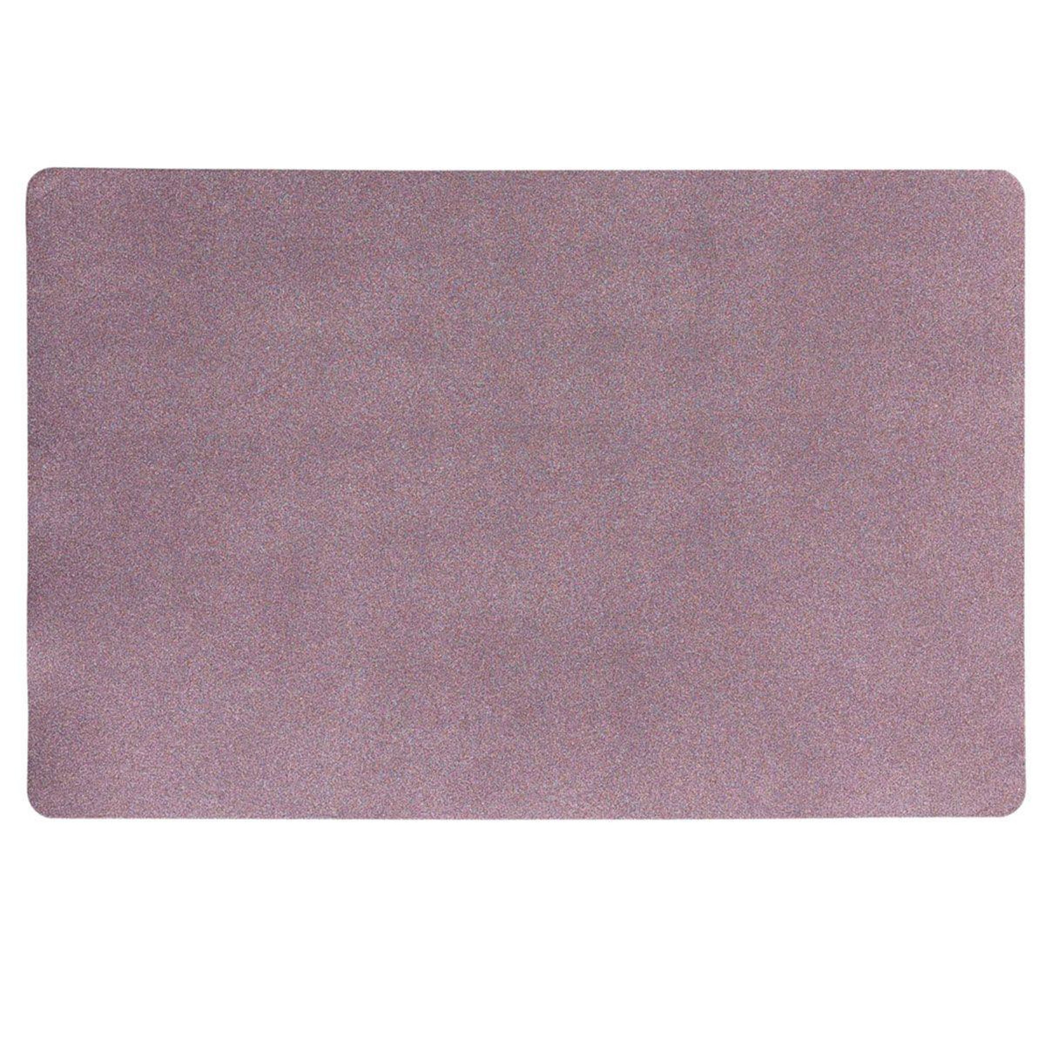 Douceur d'Intérieur Set de table à paillettes  midnight  28x44cm rose