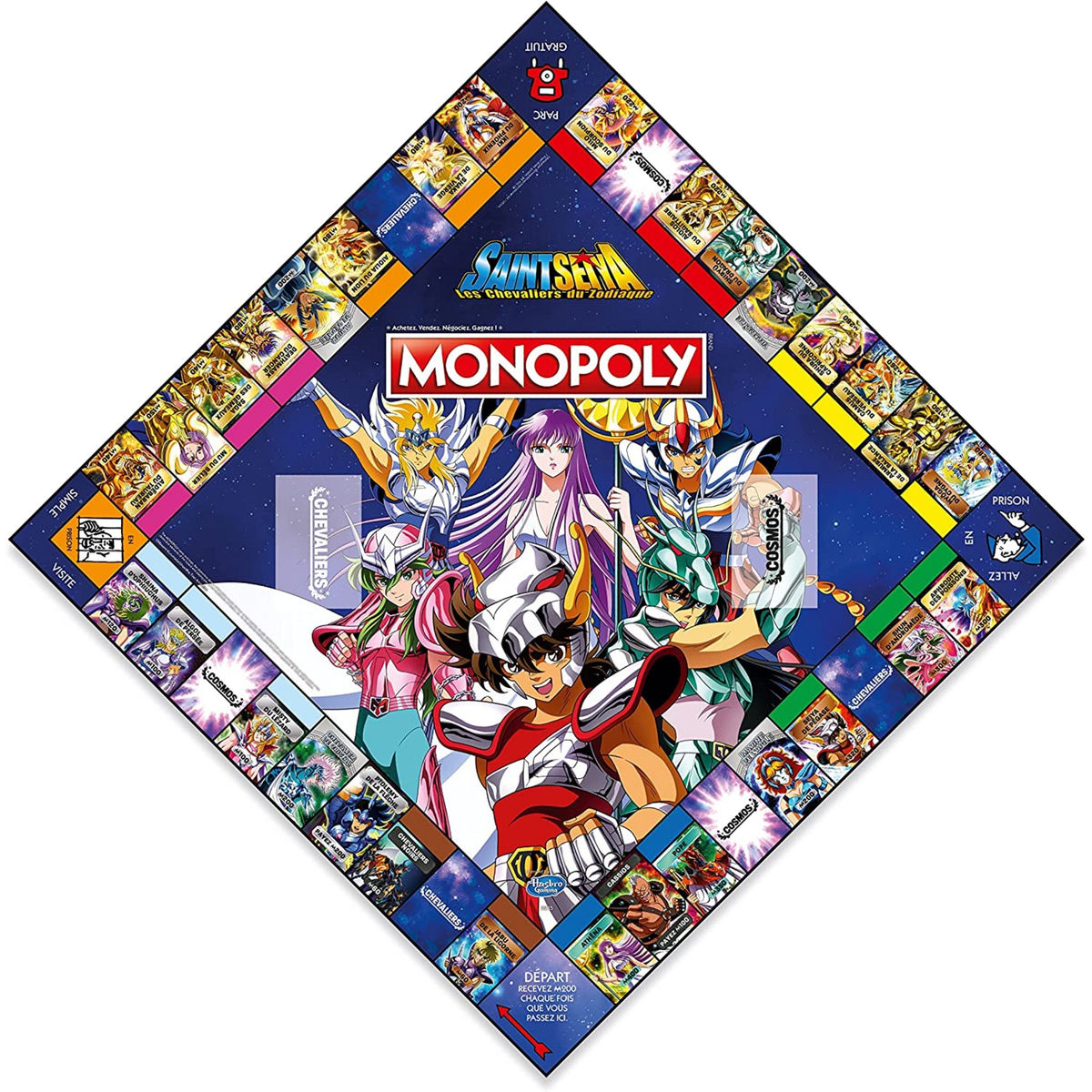  WINNING MOVES Jeu Monopoly Saint Seiya Les Chevaliers du Zodiaque