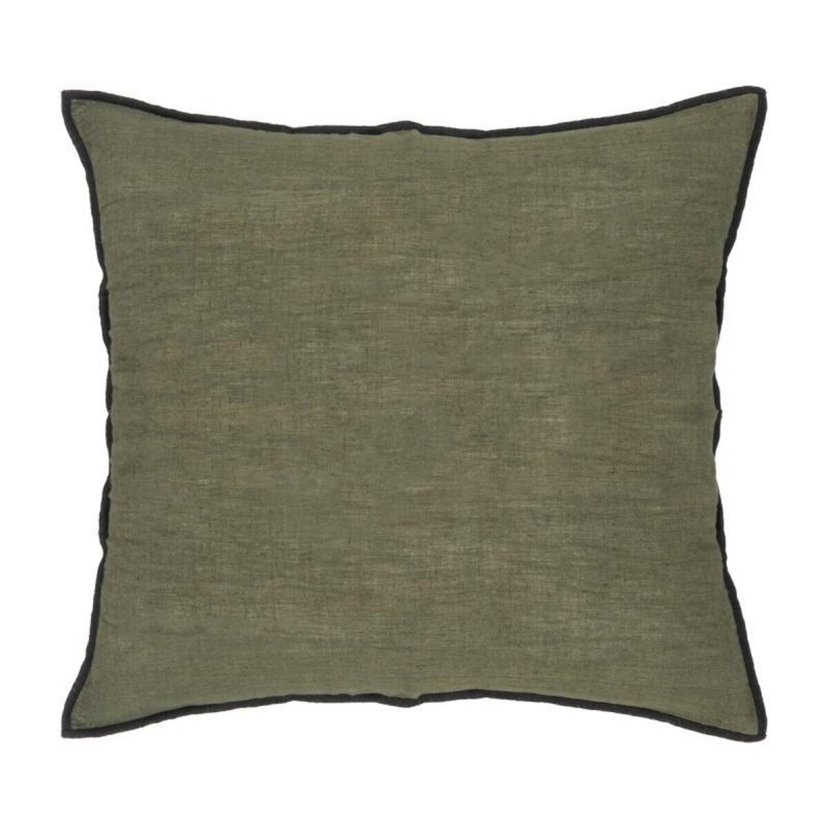 ATMOSPHERA Coussin Coton et Lin déhoussable  Linah  45 x 45 cm  Atmosphera