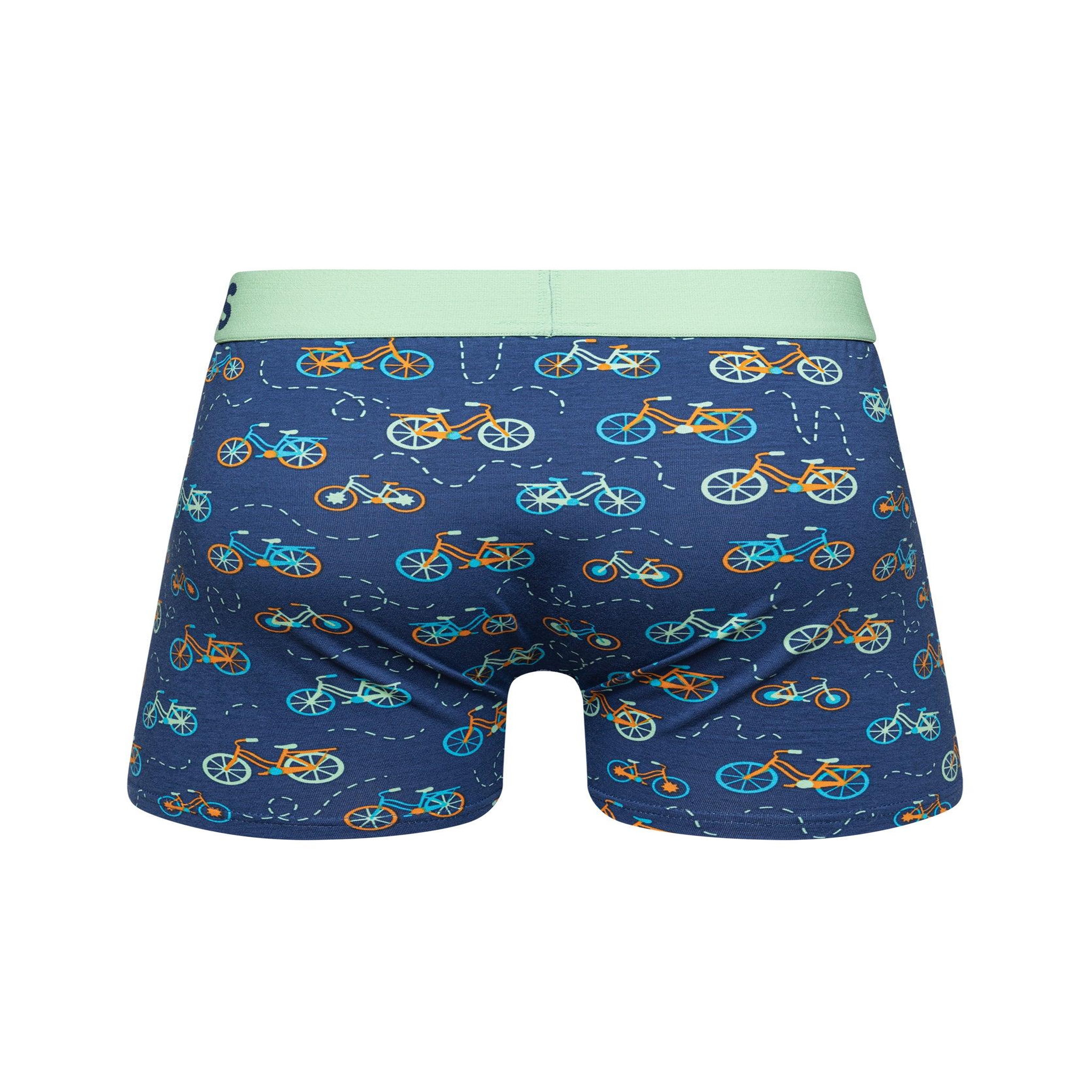 Voir la diapositive 2 : DEDOLES Boxer homme bicyclettes oranges