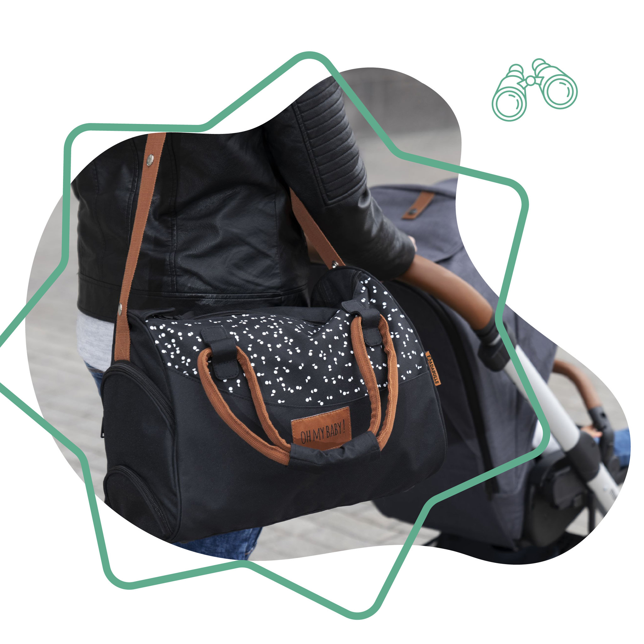Voir la diapositive 6 : BADABULLE Sac à langer Pocketstyle