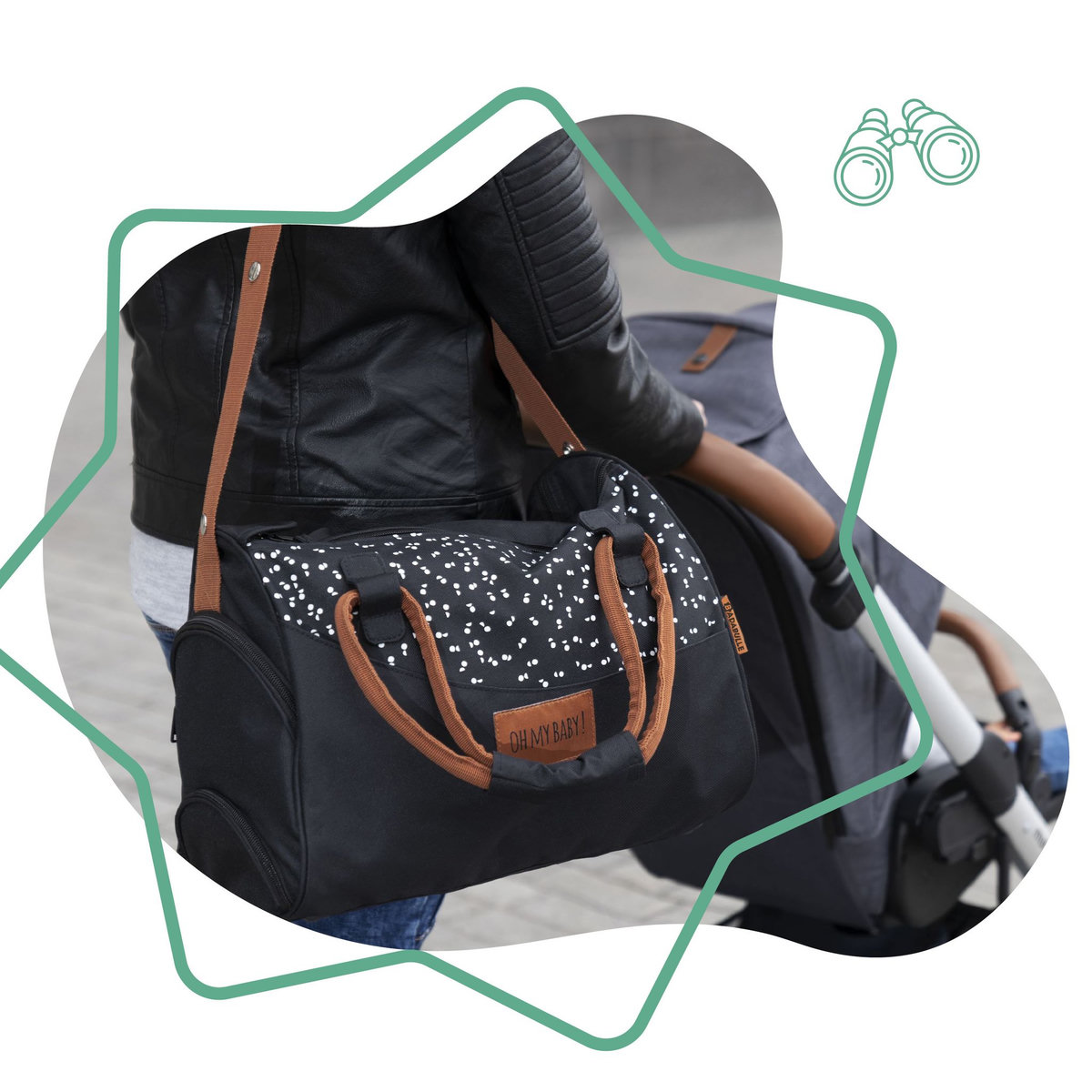 BADABULLE Sac à langer Pocketstyle