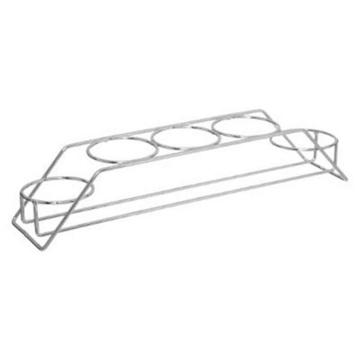 FIVE Lot de 5 Pots à Épices  Rack  28cm Argent