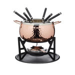 Artesania Ensemble de fondue artesa classique cuivre martelé