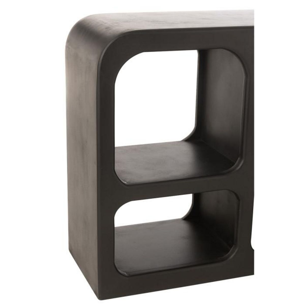 Paris Prix Console Design 6 Niches en Bois  Cave  146cm Noir