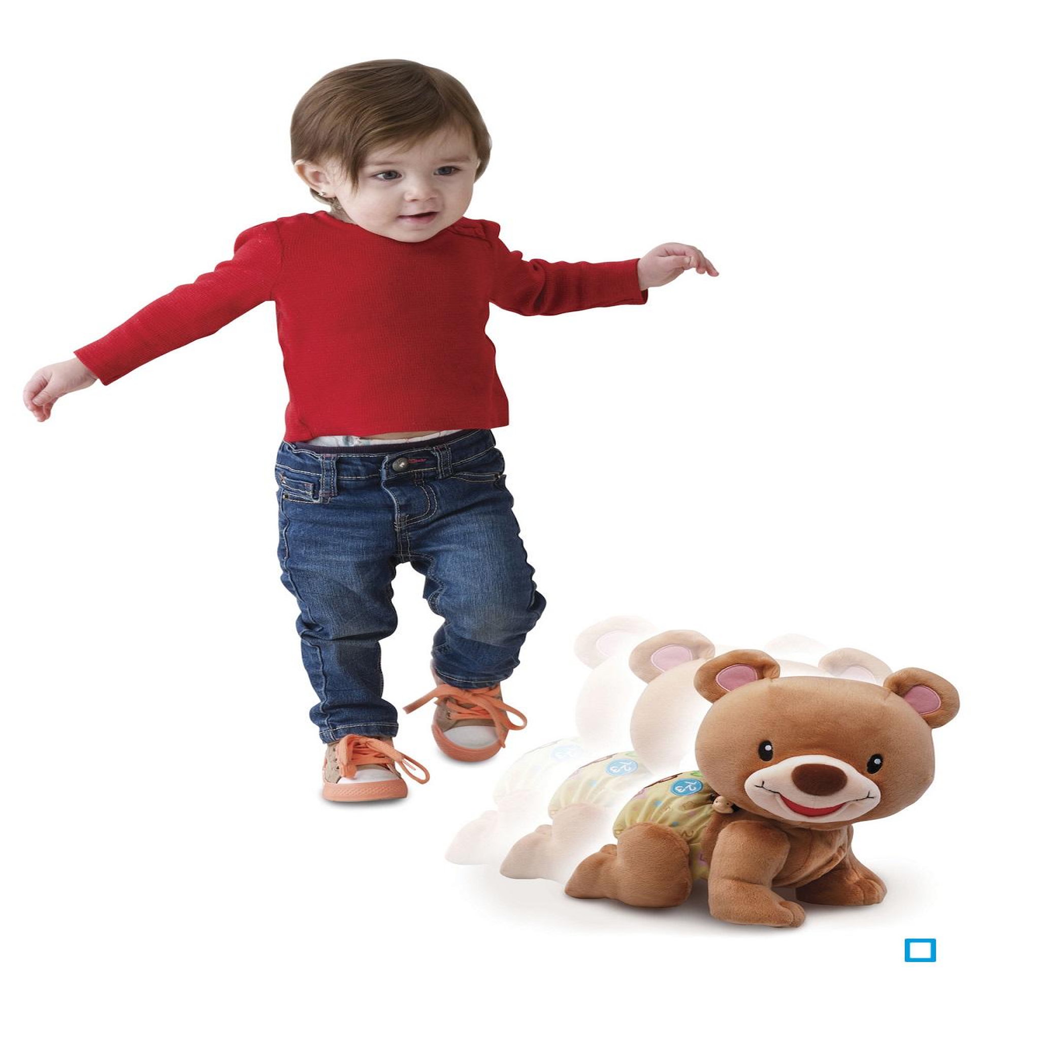 Voir la diapositive 3 : VTECH Peluche interactive ourson 1, 2, 3 Suis-moi 