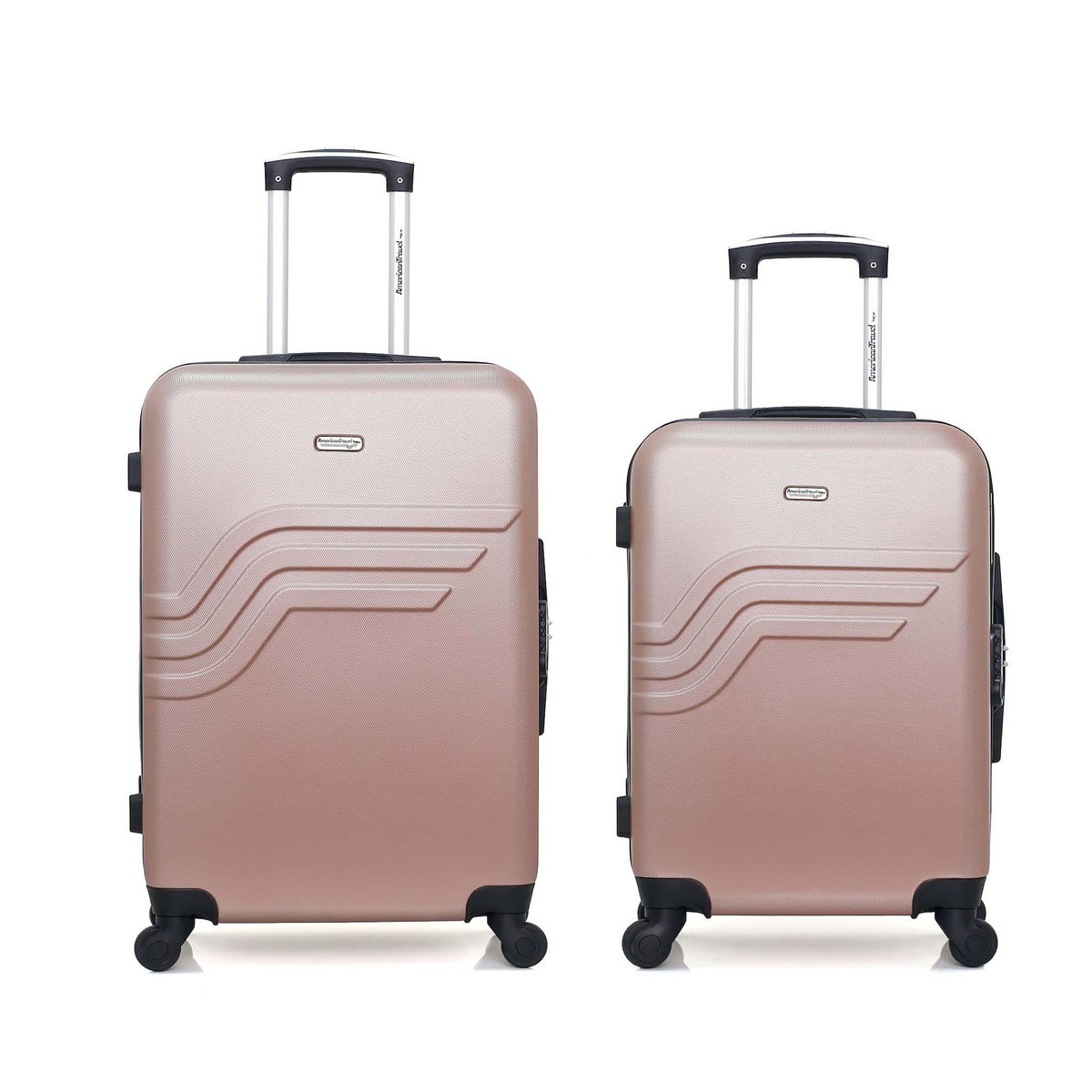 AMERICAN TRAVEL AMERICAN TRAVEL - Lot de 2 - Valise weekend et valise cabine QUEENS