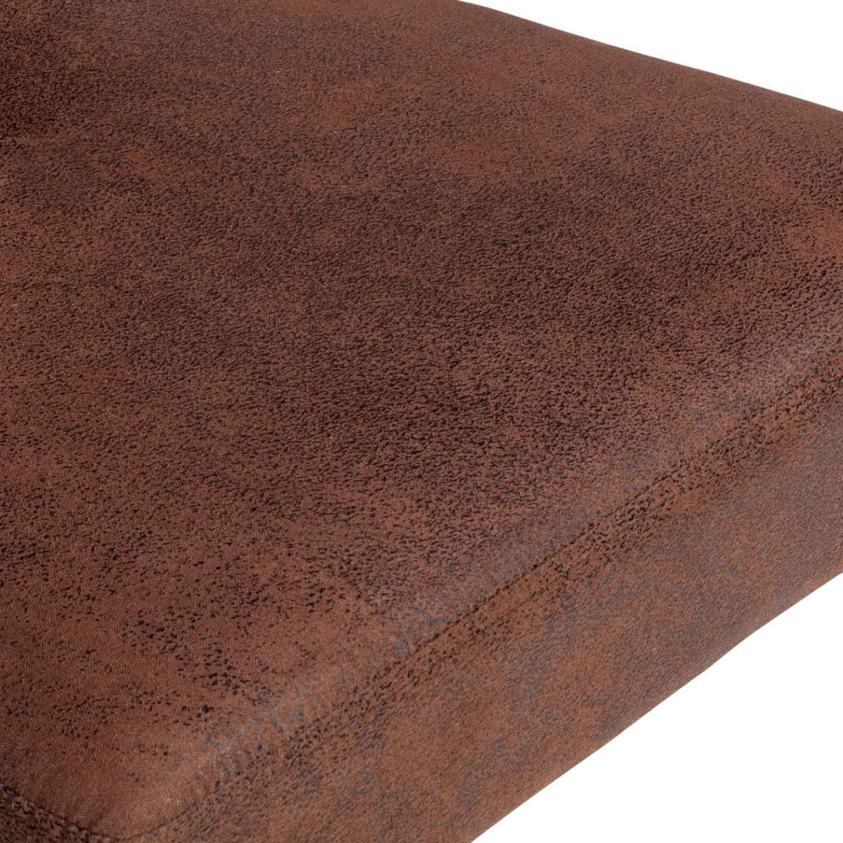 ID MARKET Lot de 6 chaises HANNAH marron vintage pour salle à manger