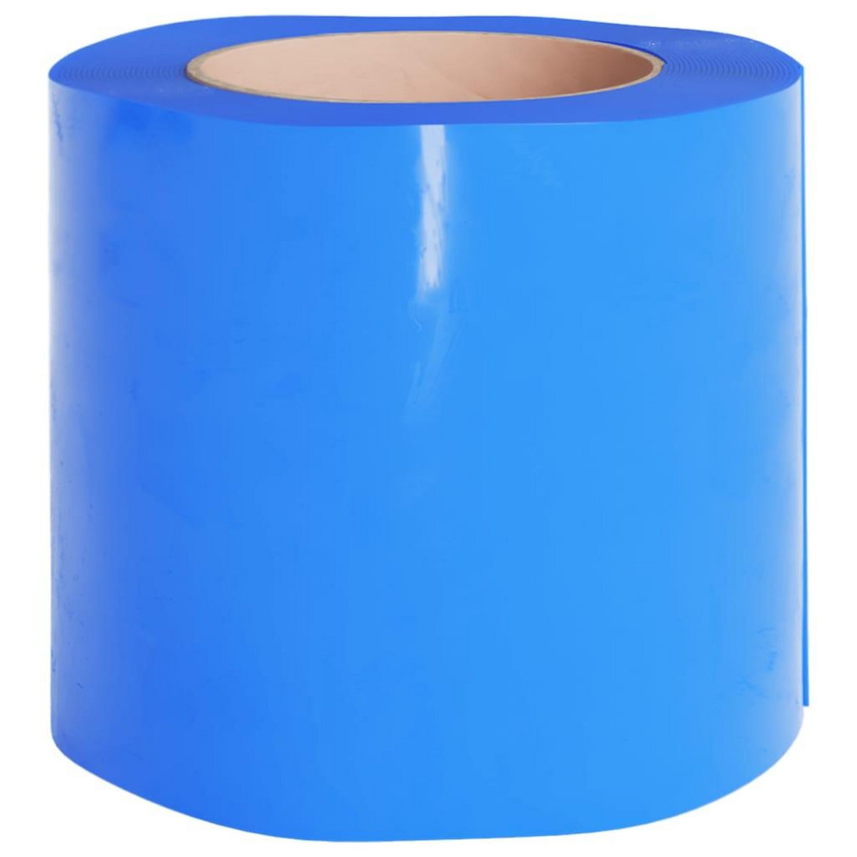 VIDAXL Rideau de porte bleu 200 mmx1,6 mm 25 m PVC