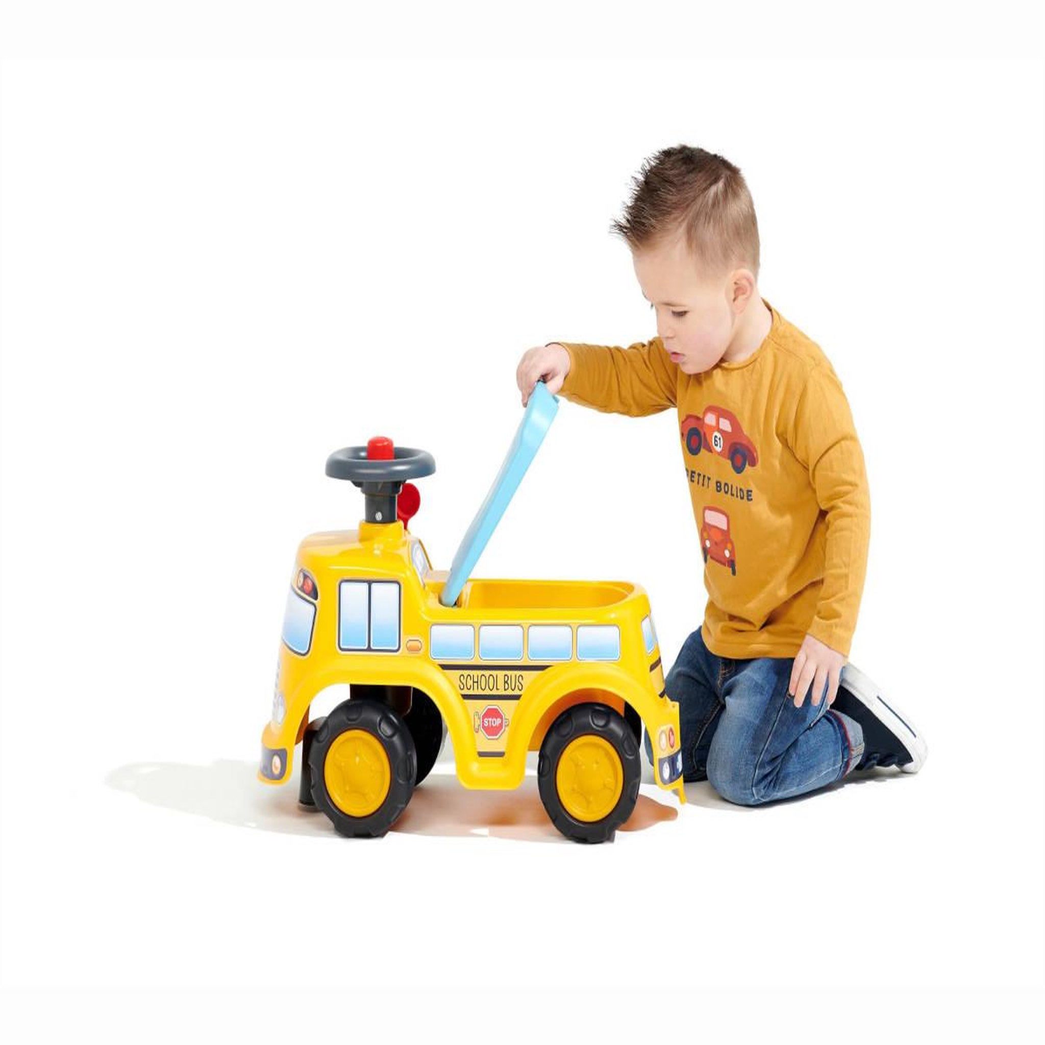 Voir la diapositive 4 : FALK Porteur enfant School Bus 1 à 3 ans - Falk