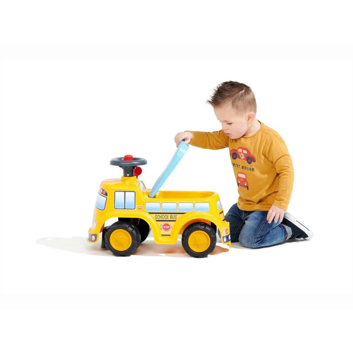 FALK Porteur enfant School Bus 1 à 3 ans - Falk