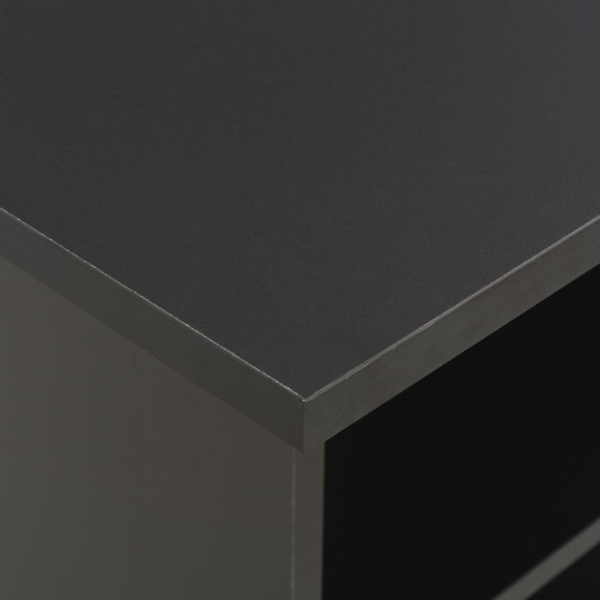 Voir la diapositive 4 : VIDAXL Table de bar Noir 60x60x110 cm