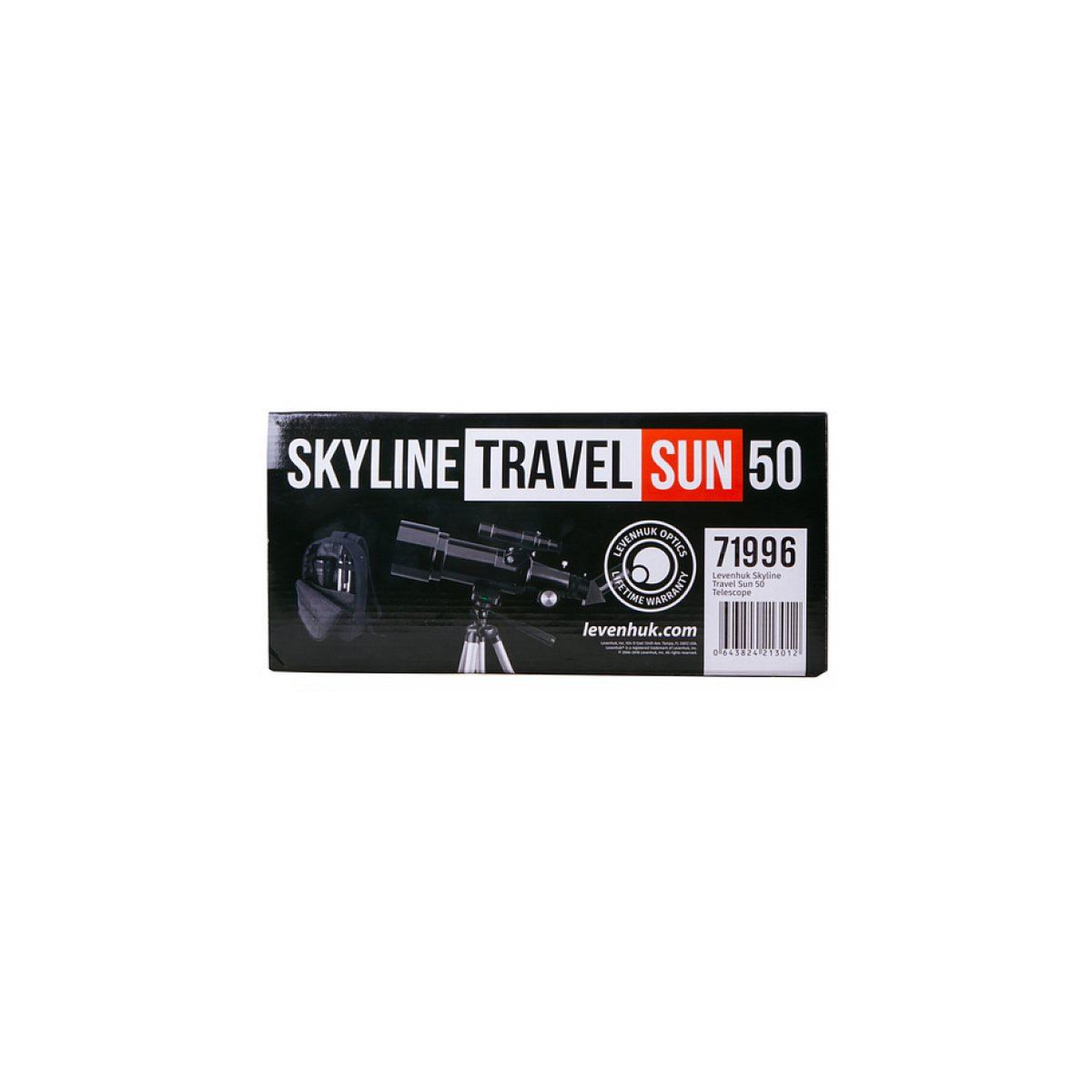 Voir la diapositive 4 : LEVENHUK Skyline travel sun 50 réfracteur 135x noir, argent