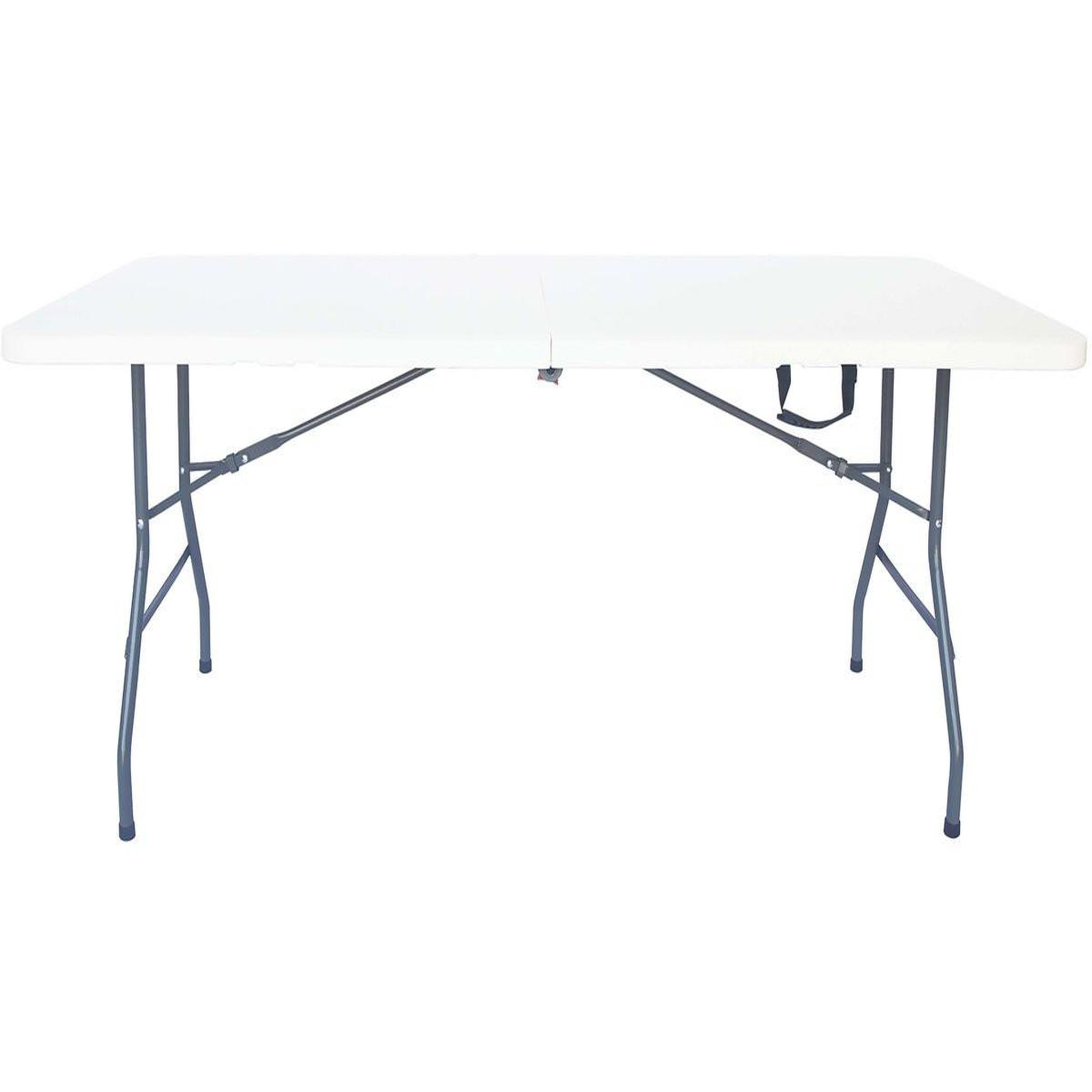 Voir la diapositive 1 : Habitat et Jardin Table de jardin pliante en métal  foldy  - 181 x 74 x 74 cm - blanc