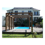 Voir la diapositive 3 : Hisense Pergola thermauvent en bois thermo chauffé avec vantelles mobiles sur mur 10.67 m² - tho3531v