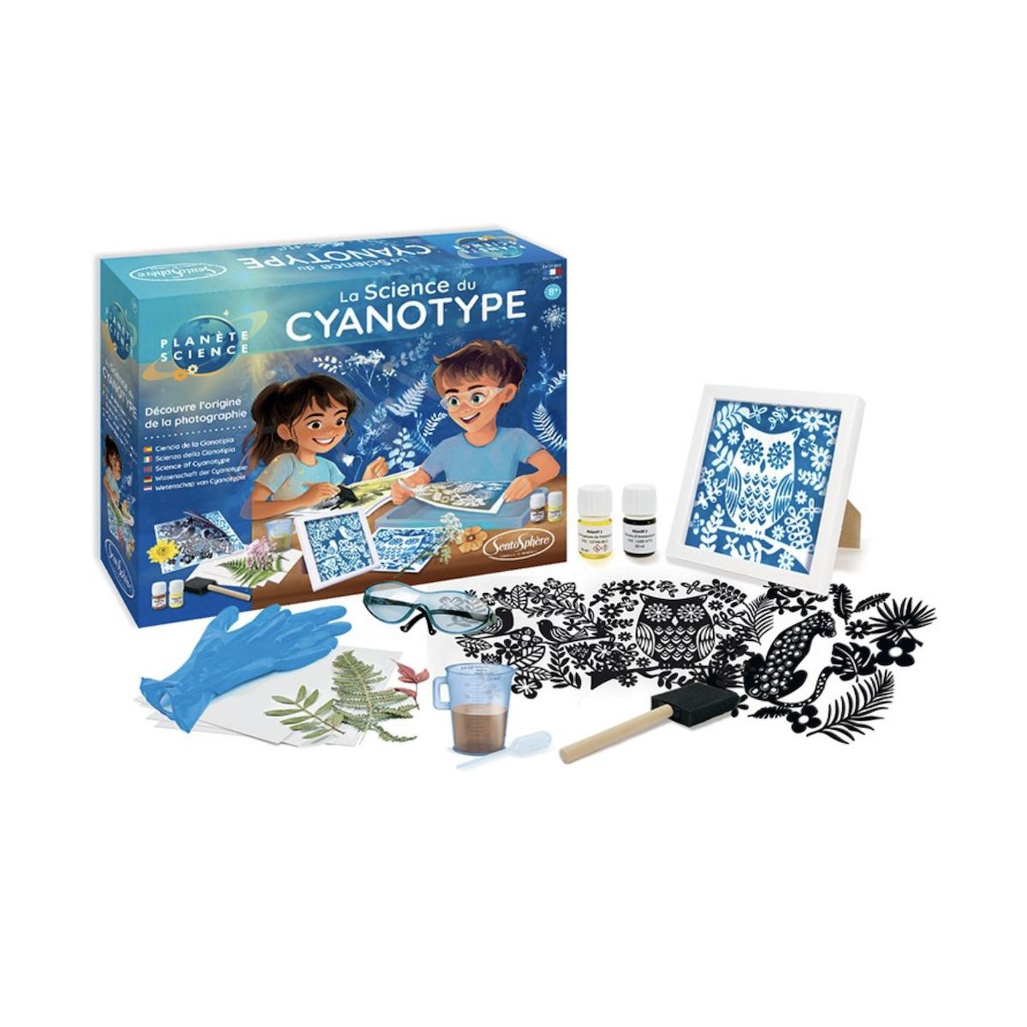 Voir la diapositive 2 : Sentosphere La science du cyanotype - Kit experience