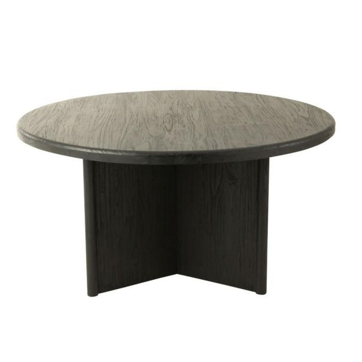 Paris Prix Table à Manger Ronde  Teck  150cm Noir