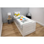 Voir la diapositive 1 : POKEMON Parure housse de couette enfant en coton 54 fils POKEMON 4 visages
