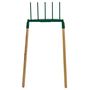 Voir la diapositive 2 : GARDENSTAR Biofourche en bois et métal - 5 dents