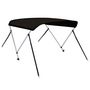 Voir la diapositive 2 : VIDAXL Auvent bimini a 2 arceaux noir 180x150x110 cm