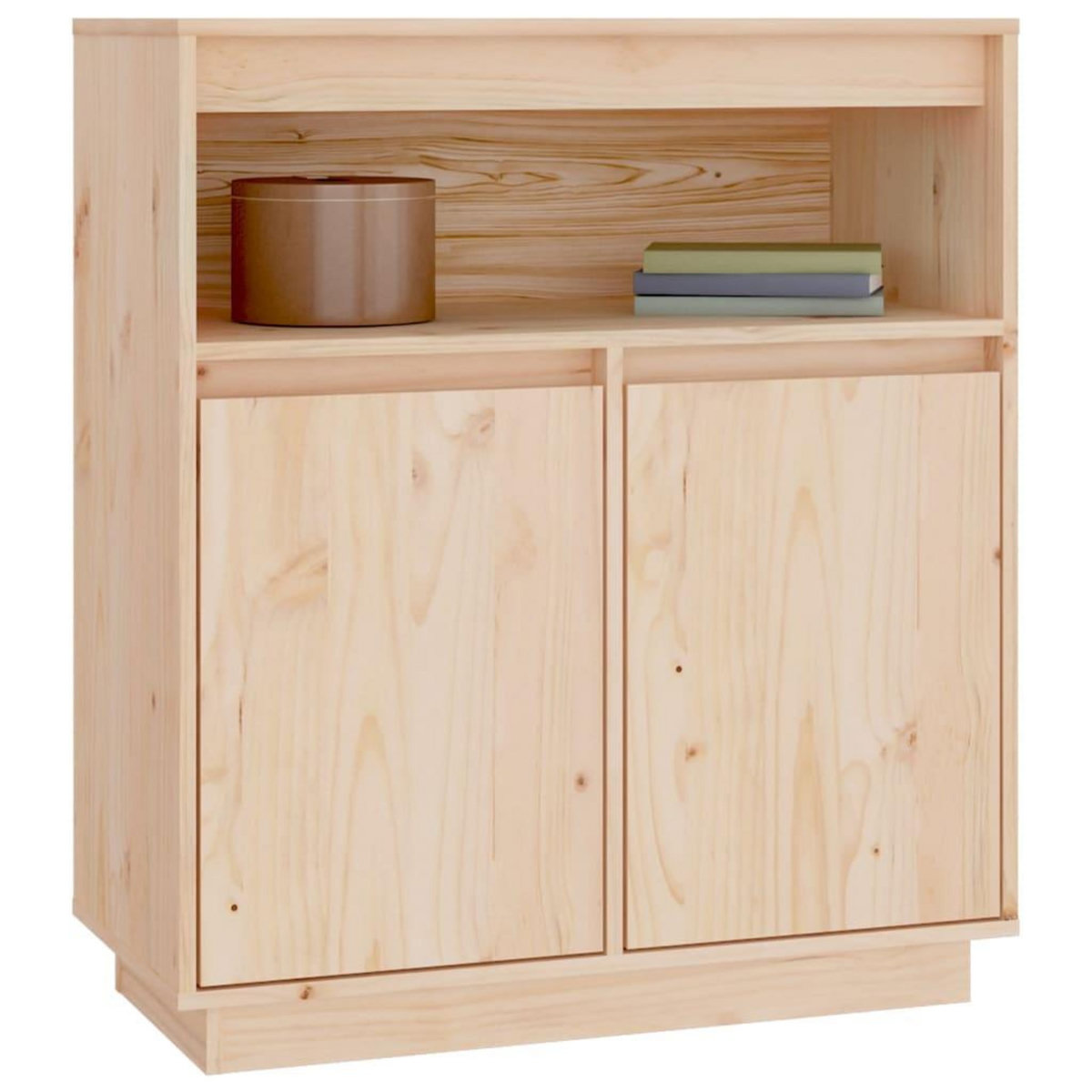 VIDAXL Buffet 70x34x80 cm Bois massif de pin
