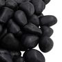 Voir la diapositive 4 : VIDAXL Galets polis 25 kg noir 2 5 cm