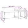 Voir la diapositive 6 : VIDAXL Tables basses 2 pcs Chene sonoma Bois d'ingenierie