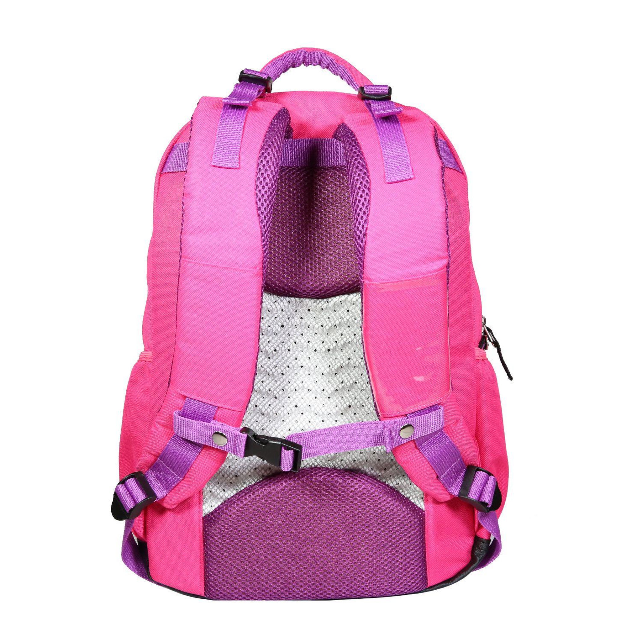 Voir la diapositive 4 : Bagtrotter BAGTROTTER Sac à dos 2 compartiments Phileas Rose Zèbre