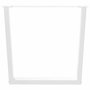 Voir la diapositive 5 : VIDAXL Pieds de table a manger forme de V 2 pcs blanc 90x(72-73,3) cm