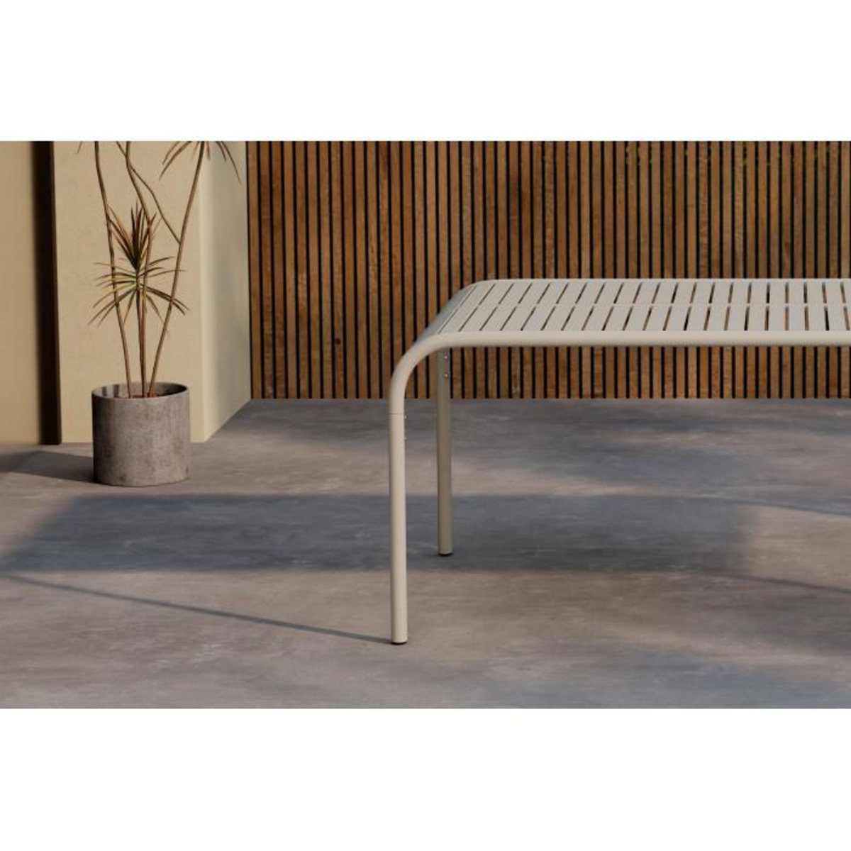 Paris Prix Table de Jardin Design  Borneo  200cm Beige