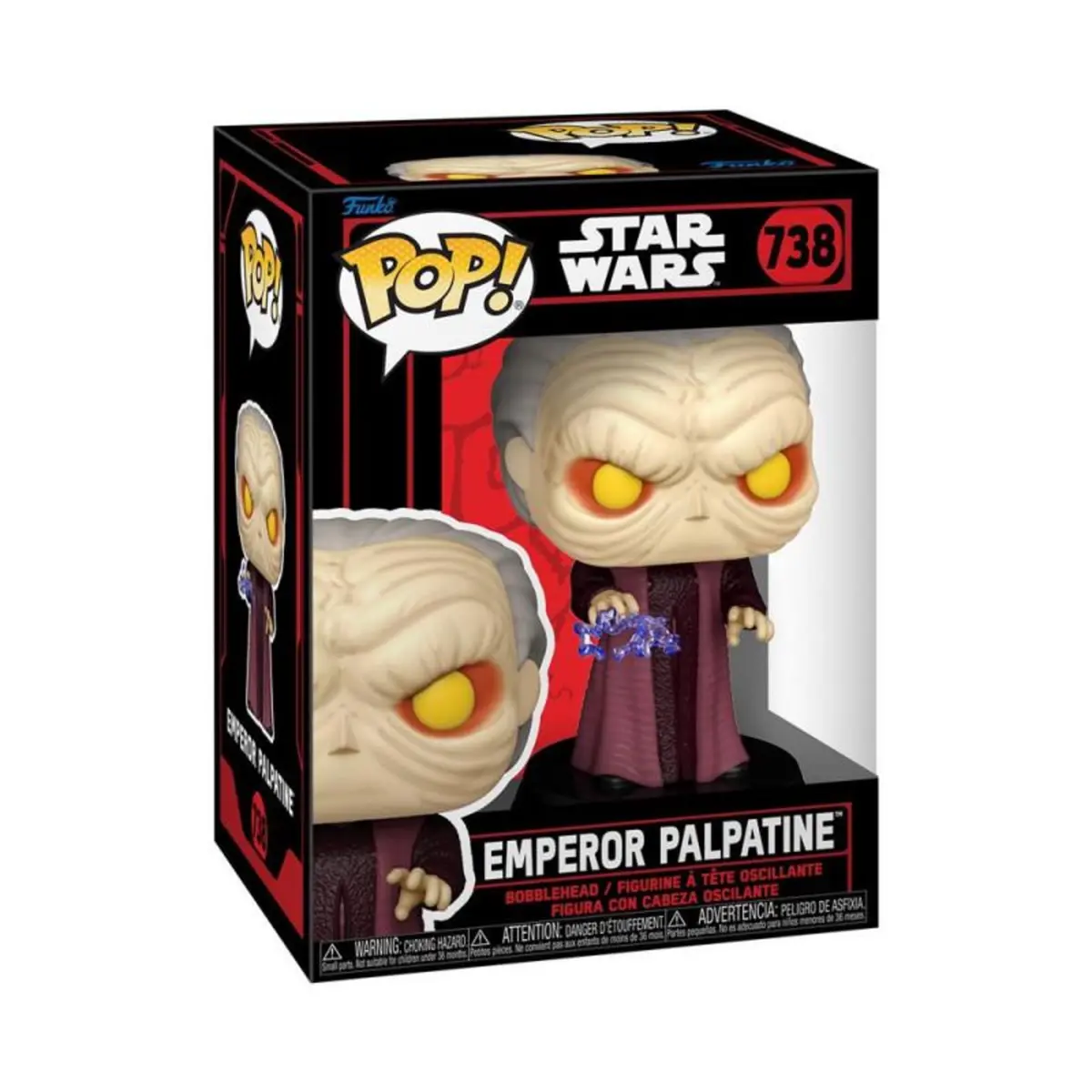 Funko Pop! Star Wars: of The Jedi - Emperor Palpatine - Empereur Palpatine - Figurine en Vinyle à Collectionner - Idée de Cadeau - Produits Officiels - Jouets pour Les Enfants et Funko Pop! Star Wars: of The Jedi - Emperor Palpatine - Empereur Palpatine - Figurine en Vinyle à Collectionner - Idée de Cadeau - Produits Officiels - Jouets pour Les Enfants et