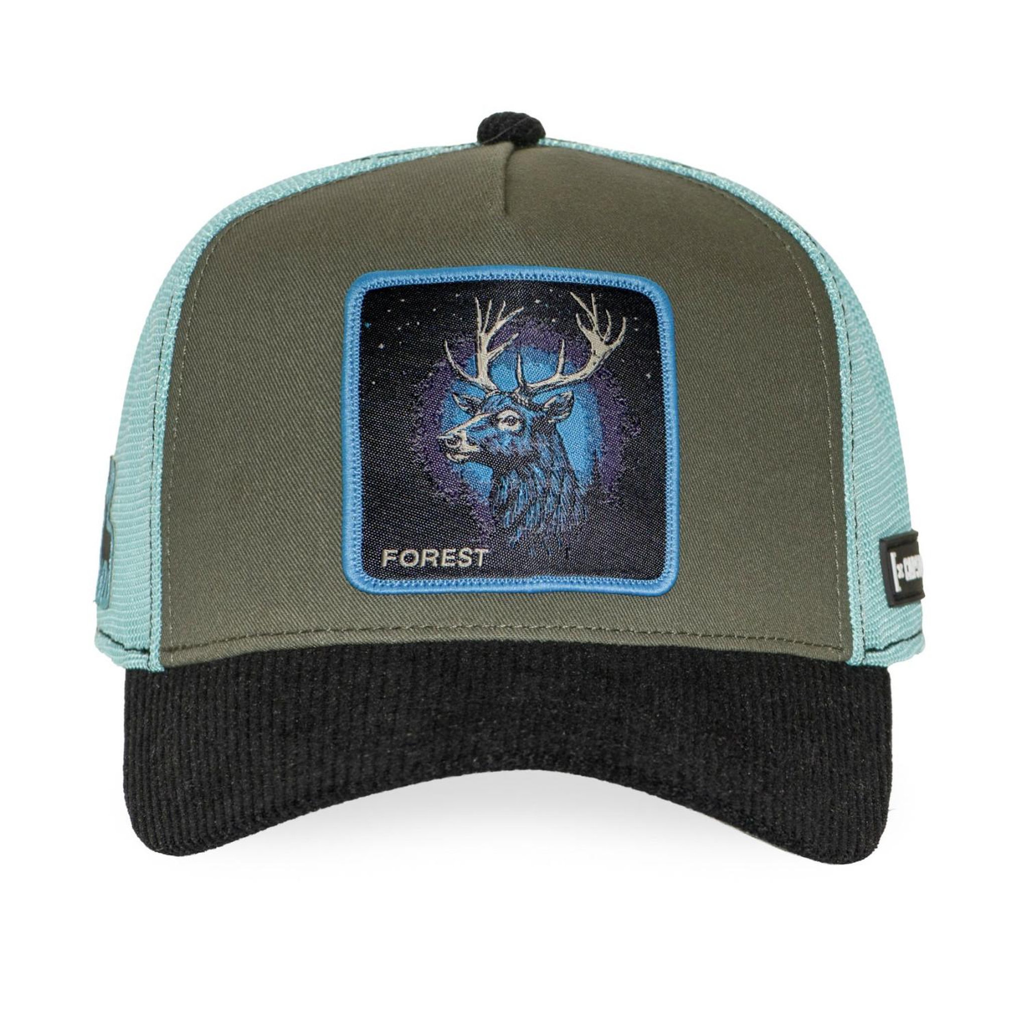 Voir la diapositive 2 : CAPSLAB Casquette trucker  premium avec filet  forest