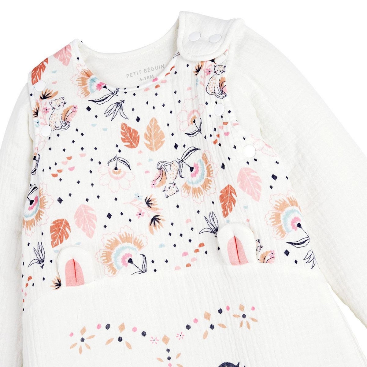 Petit Béguin Gigoteuse TOG 2 en gaze de coton avec manches amovibles Masha