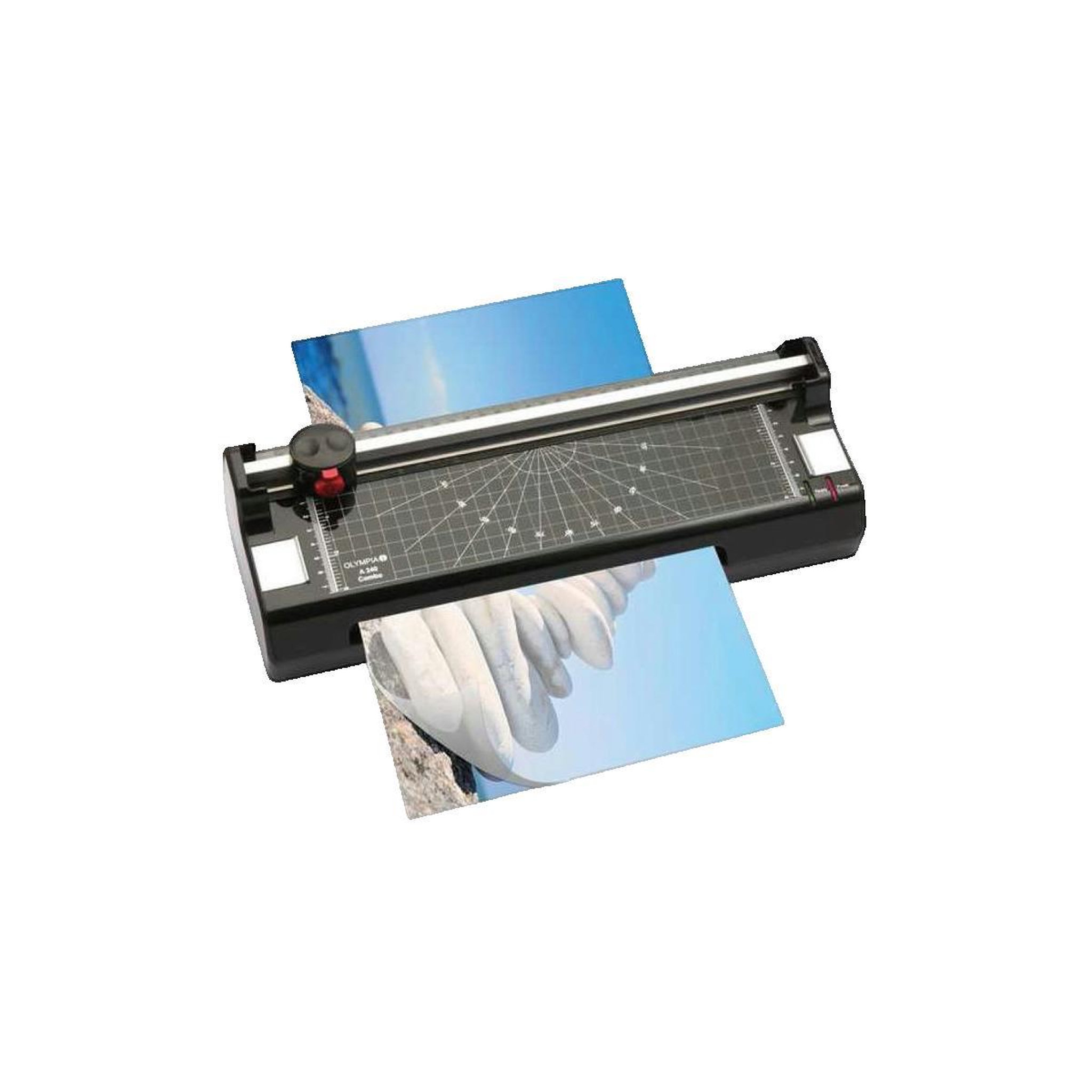 Voir la diapositive 3 : OLYMPIA Plastifieuse Olympia A 240 Combo Laminage à chaud et à froid A4