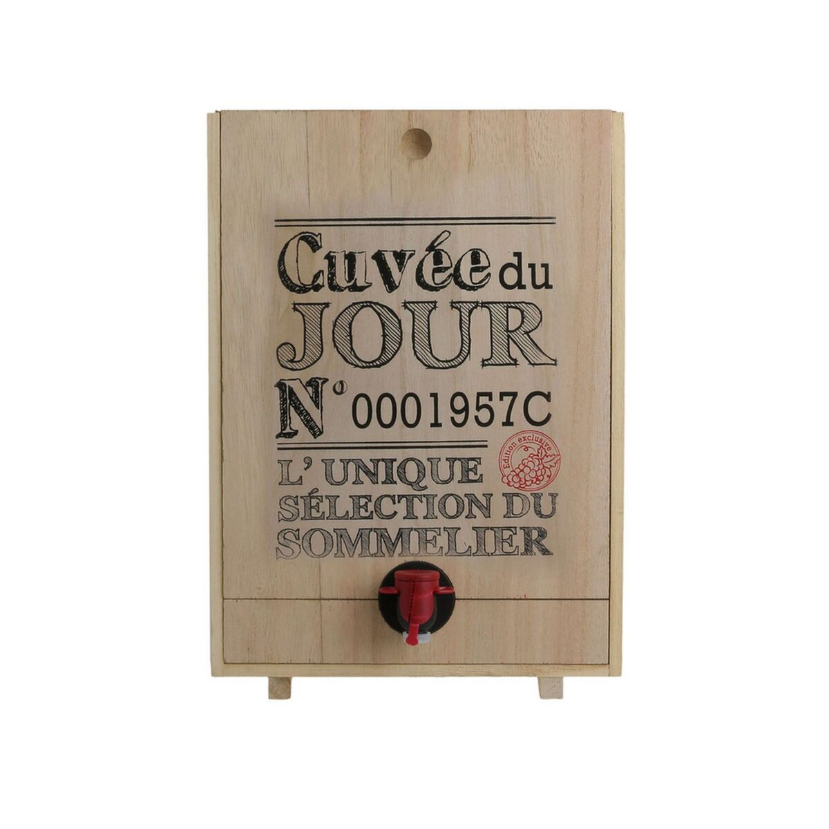 TOTALLY ADDICT Fontaine à vin Bistrot - 3 L et 5 L - Cuvée